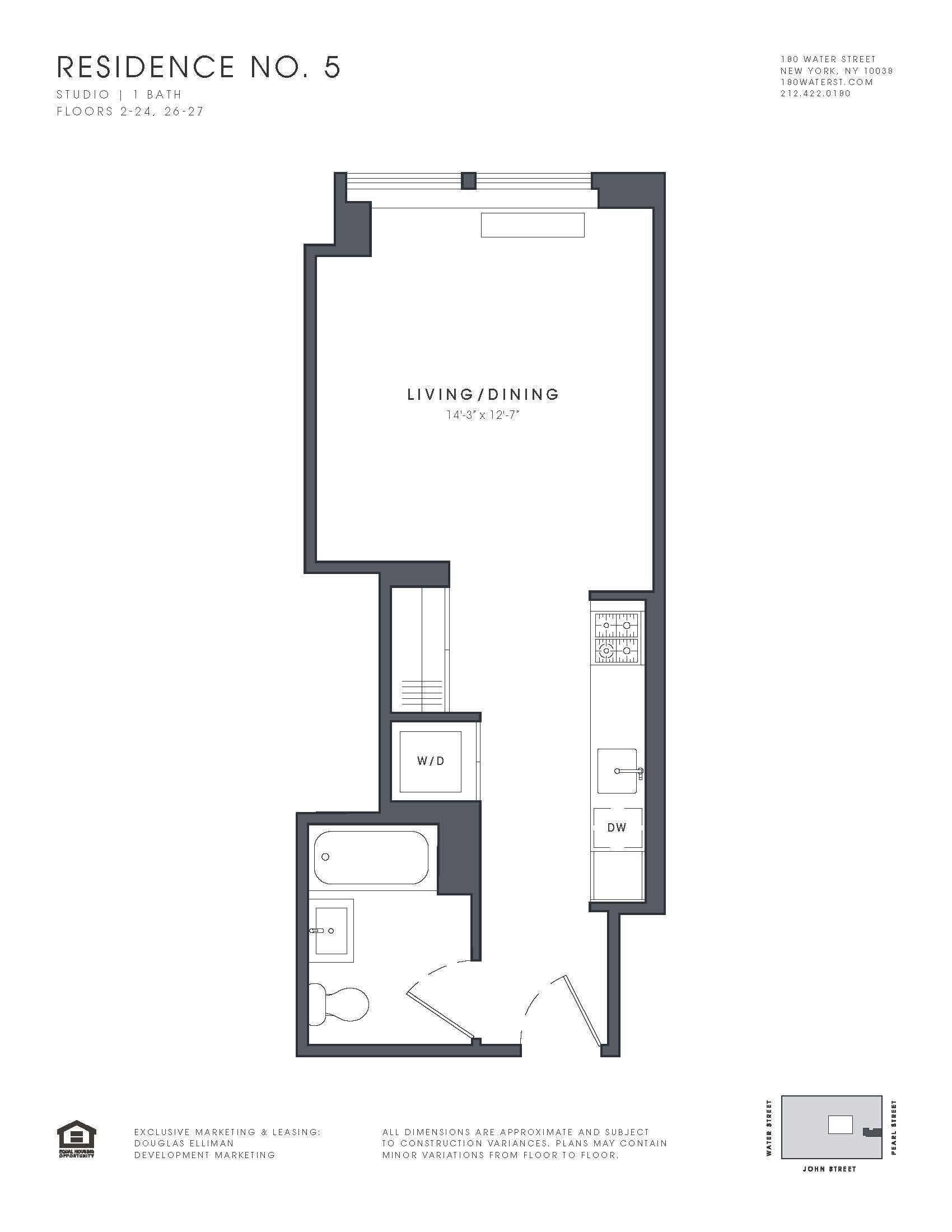180 Water Street, Apt 2405