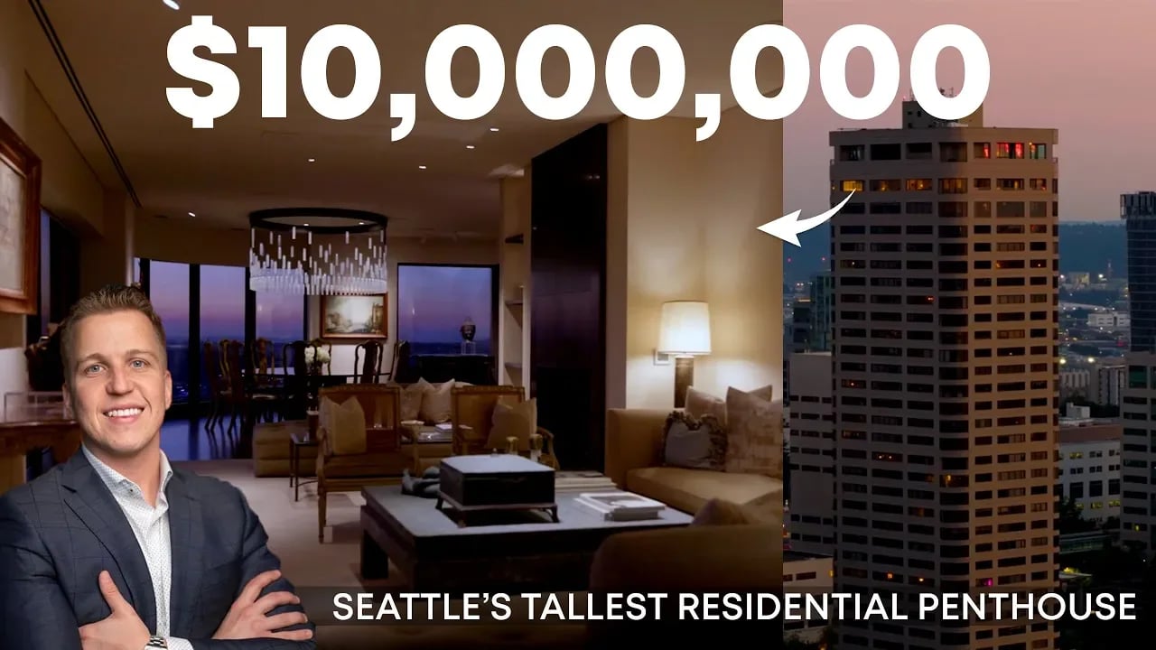 Exclusive Tour of Seattle's Tallest Residential Penthouse | $9,875,000 Luxury Penthouse Tour