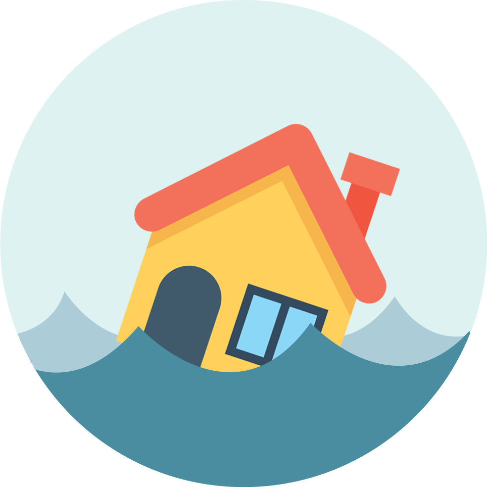 Flooding house