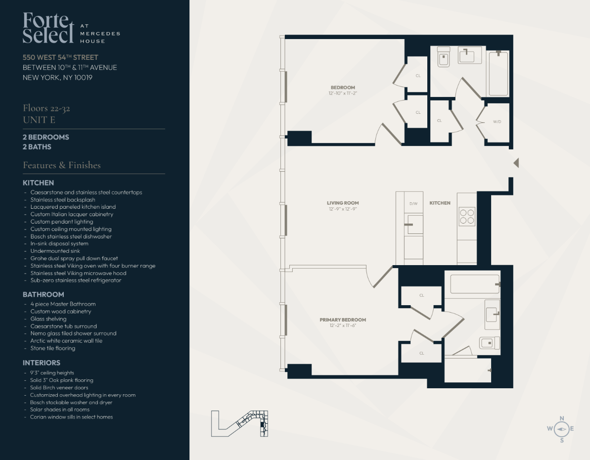 550 West 54th Street, Apt 22E