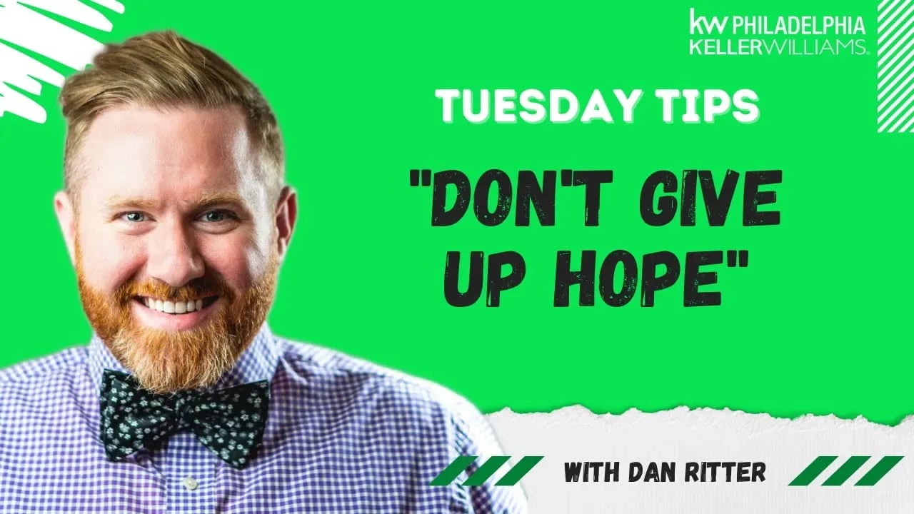 Tuesday Tips: Don't Give Up Hope