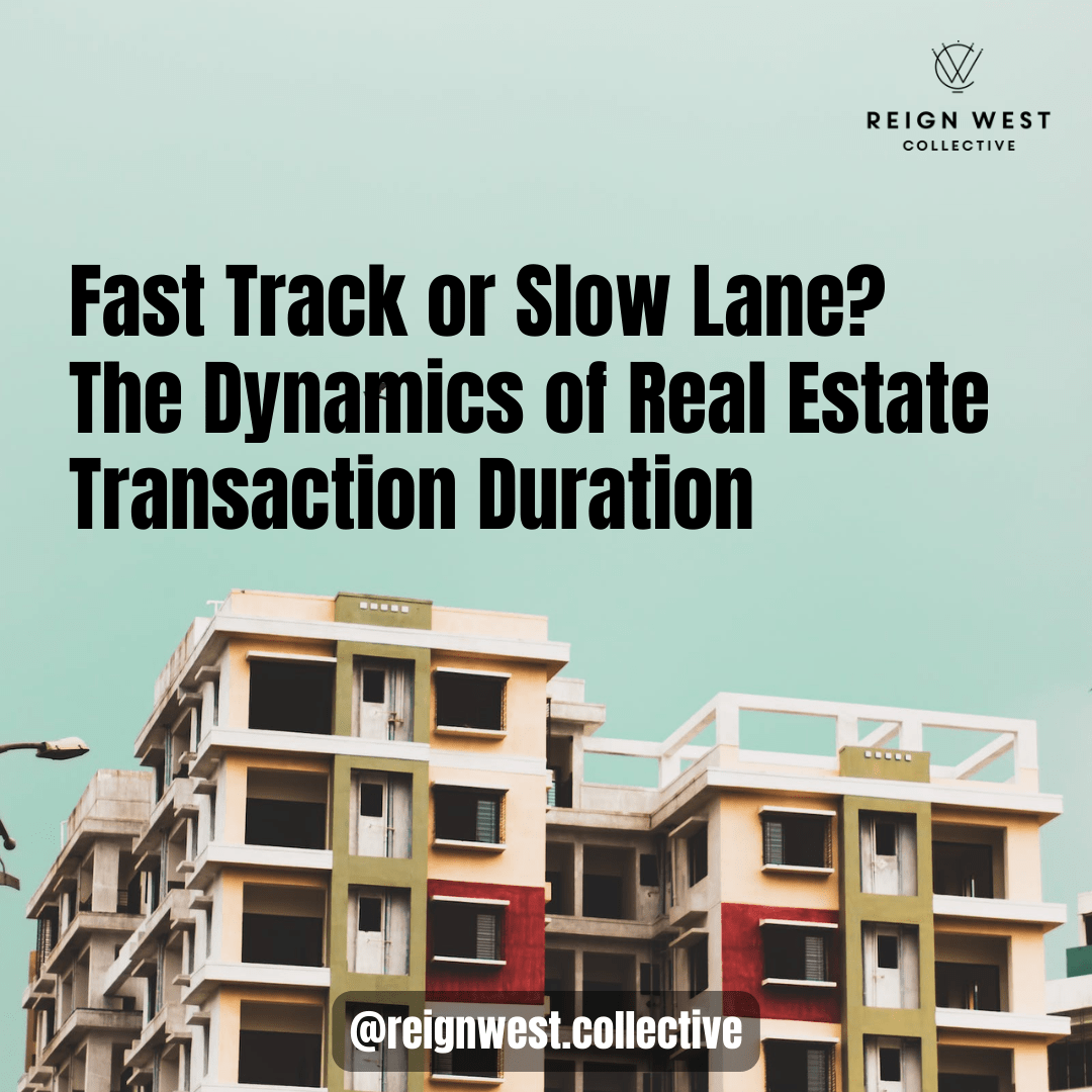 Fast Track or Slow Lane? The Dynamics of Real Estate Transaction Duration