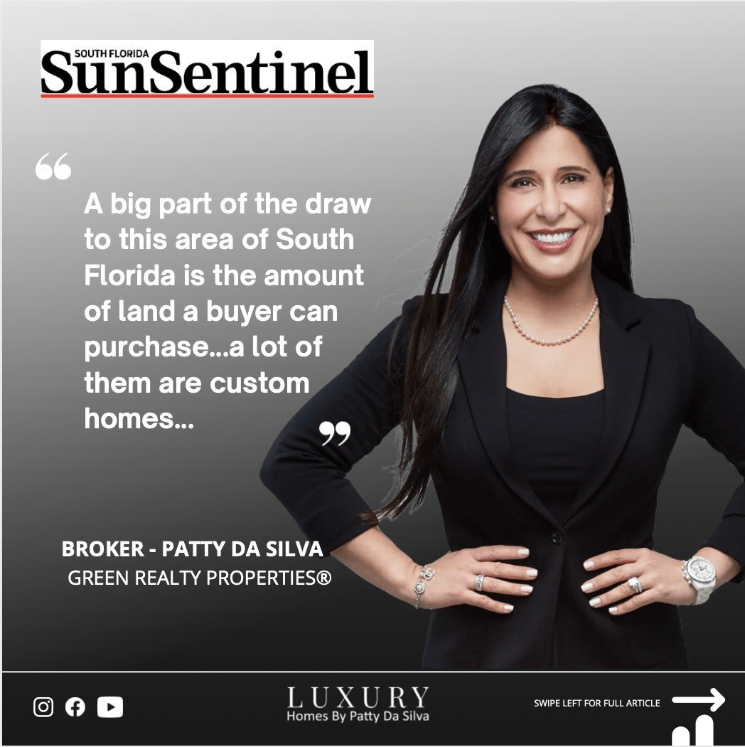 Sun Sentinel Speak with Broker Patty Da Silva