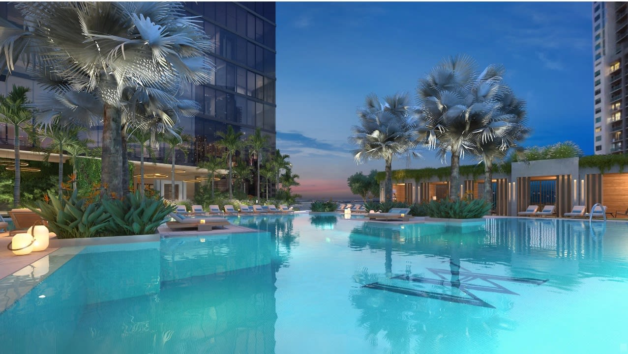 June 2024 - The Waldorf Astoria Hotel & Residences, Miami's inaugural supertall tower to commence construction, has secured the most extensive condominium construction loan ever recorded in Florida.