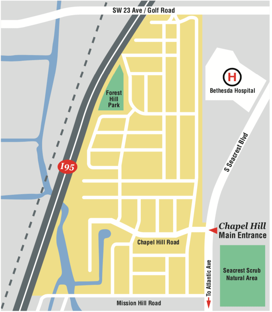 Nathan Zieman Chapel Hill Map Boynton Beach