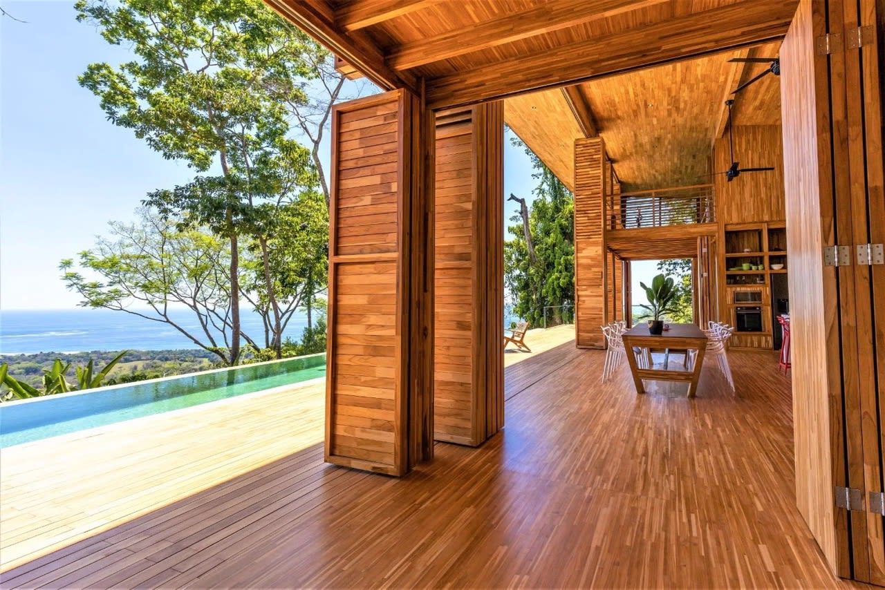 Award Winning Teak Home With Ocean Views