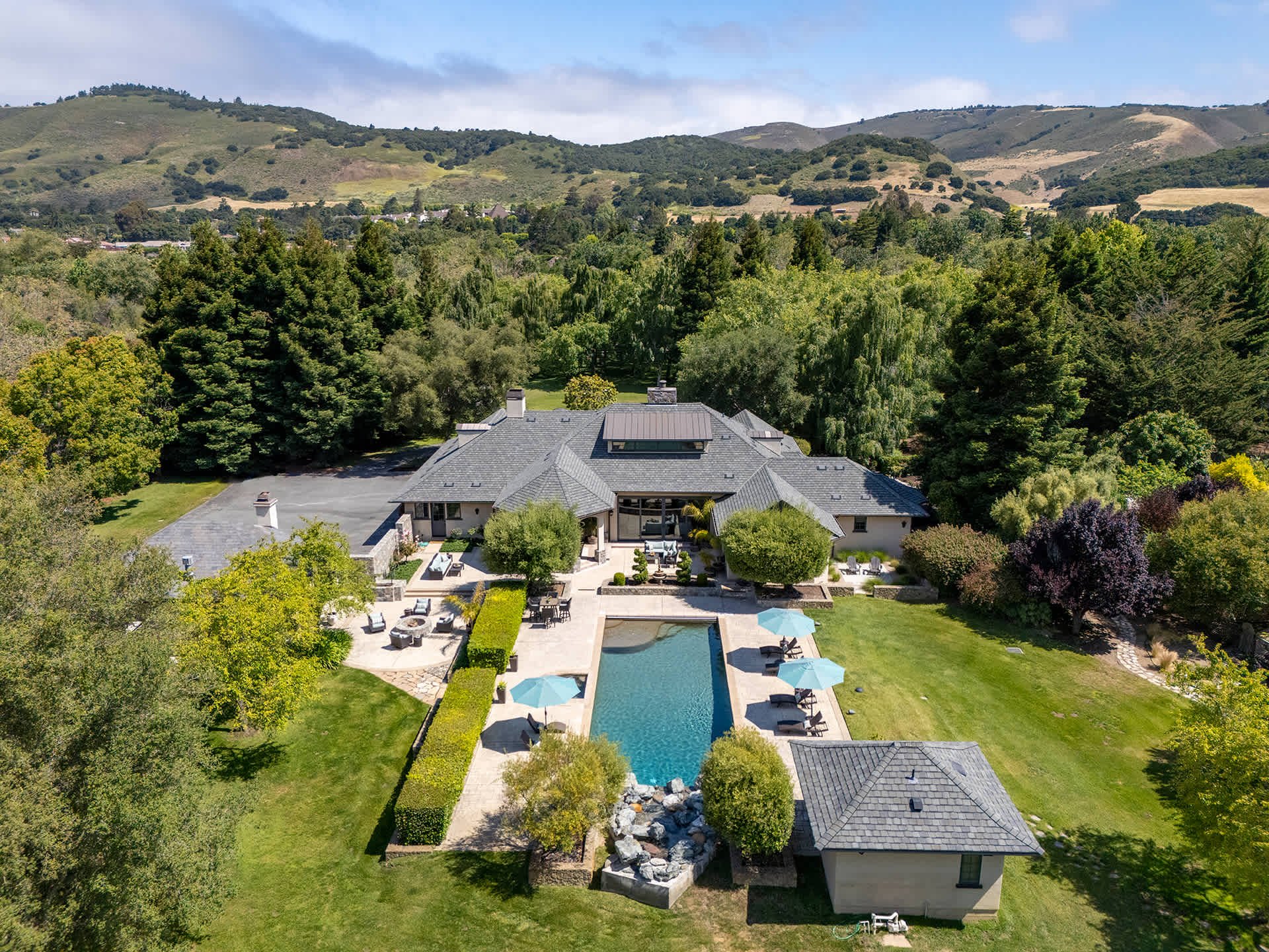 Luxurious French Country Estate - 8640 River Meadows Rd