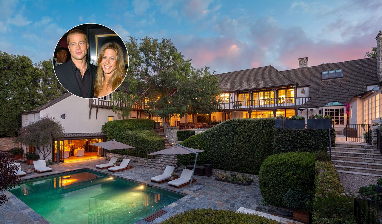 Mansion Global: Former Beverly Hills Home of Jennifer Aniston and Brad Pitt Asks $49 Million