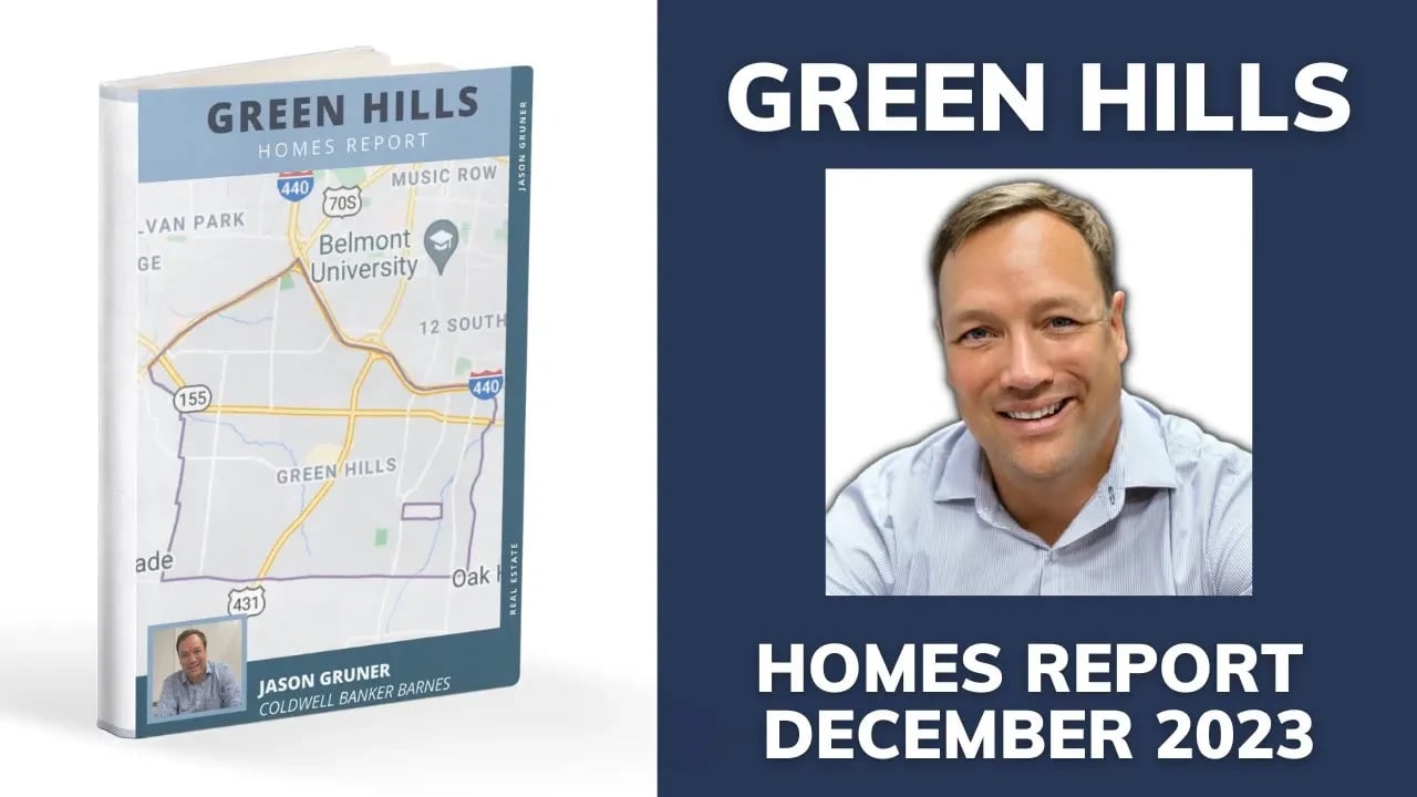 Green Hills Homes Price Report Nashville, TN