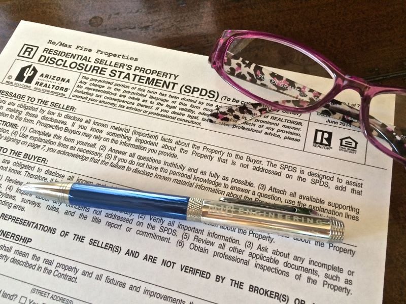 When in Doubt, Sellers Should Disclose and Home Buyers Should Ask | Scottsdale