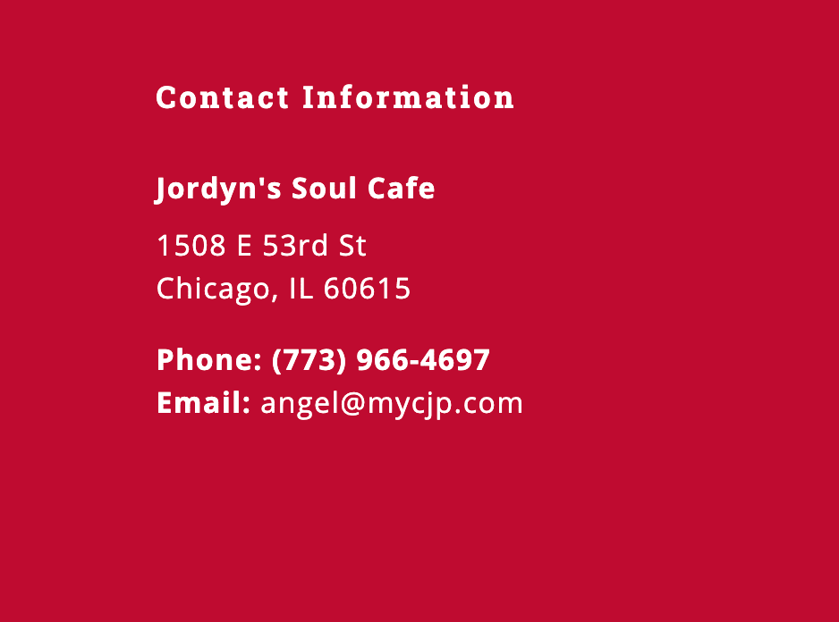 Jordyn’s Soul Cafe 