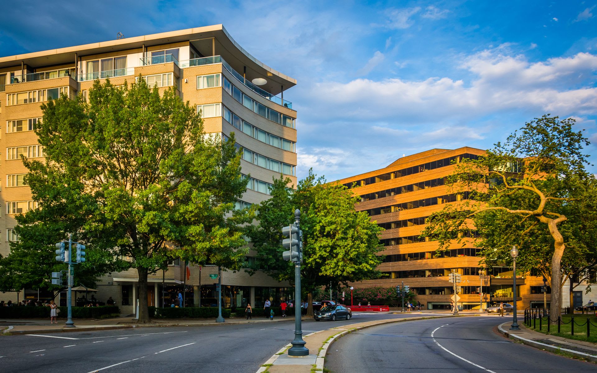 Dupont Circle, Washington DC – Historic fountain and surrounding architecture