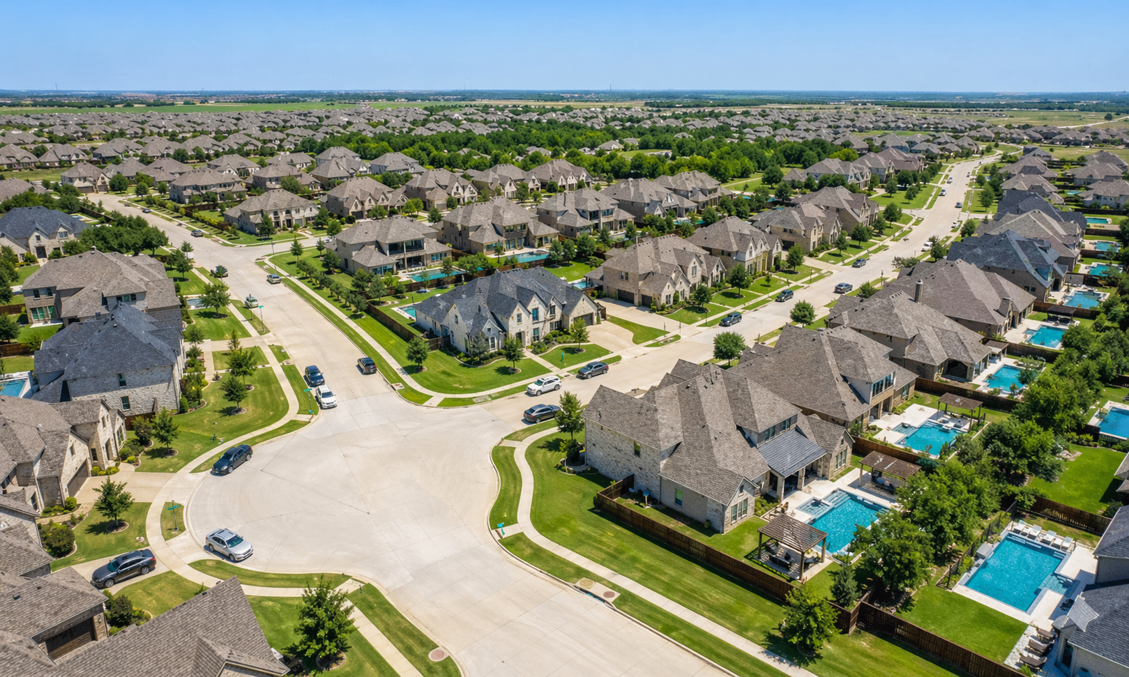 Market pulse visual divider for North Dallas real estate