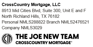 CrossCountry Mortgage Joe New Team
