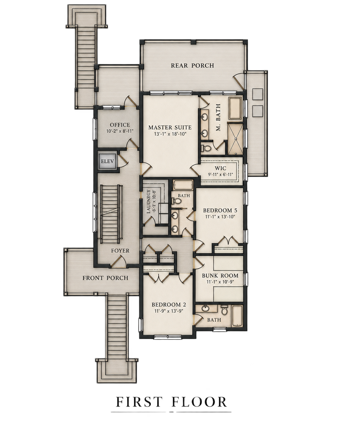 Enlarged First Floor Plan