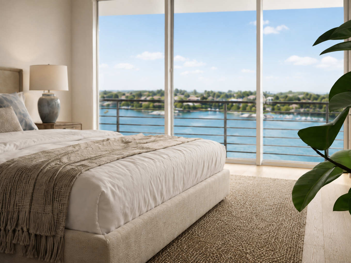 Enlarged primary suite at 15 Shipyard Lane