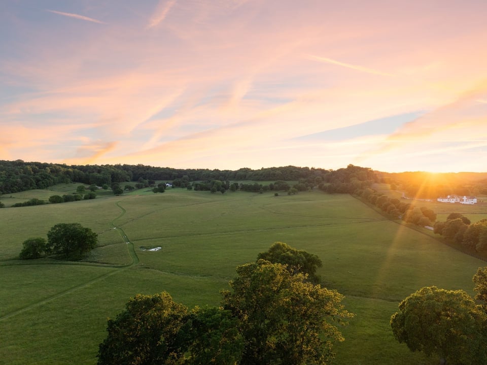 Open pasture at Marlowe, Franklin TN