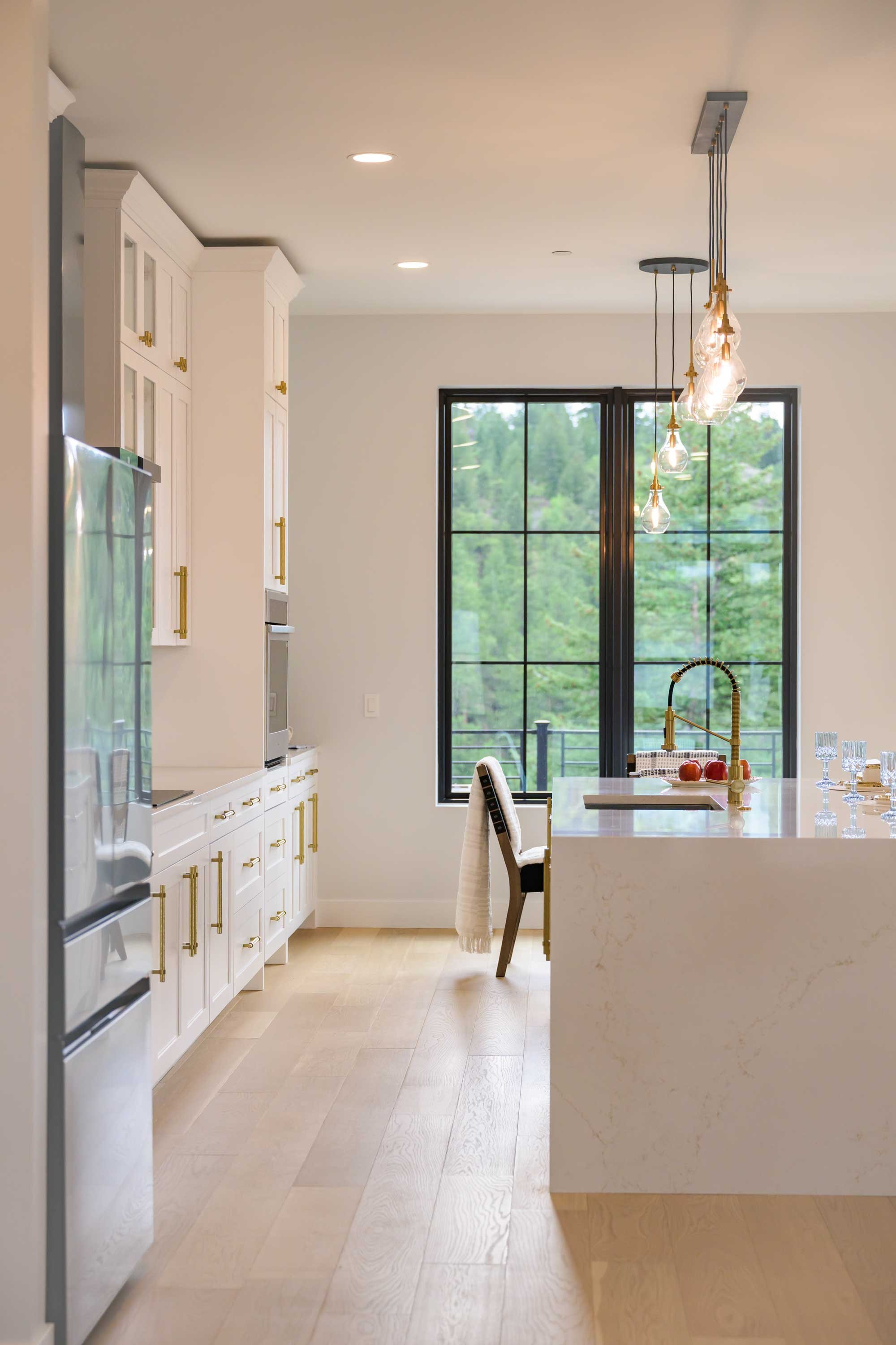 Custom kitchen and dining area