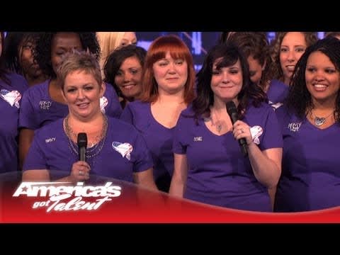 The American Military Spouses Choir - "Ain't No Mountain High Enough" - America's Got Talent