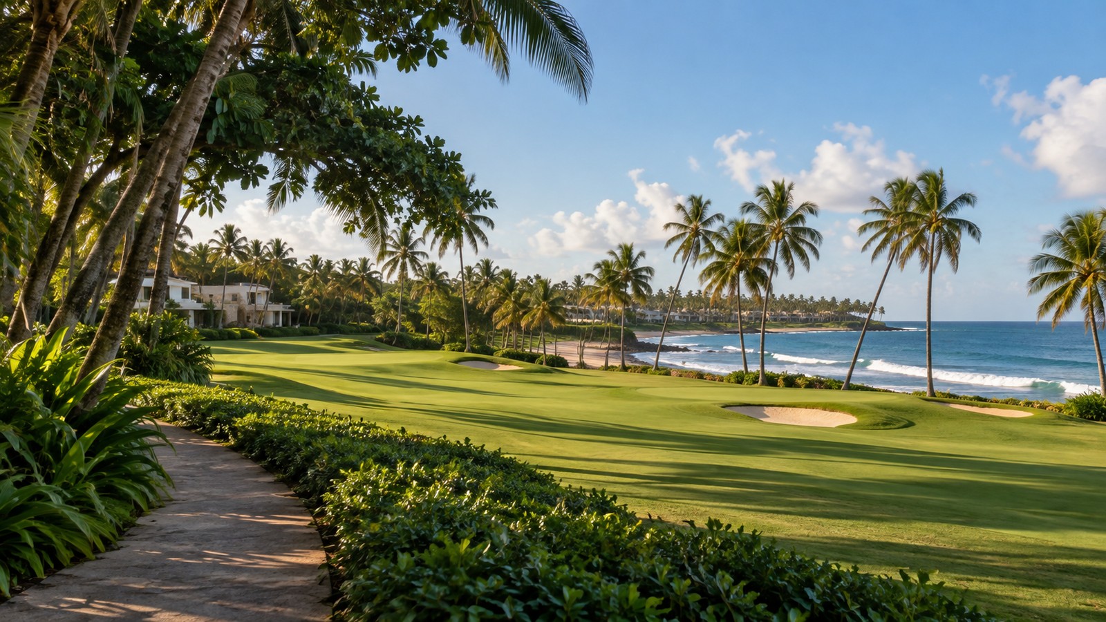 Dorado Beach resort landscape and coastal amenities in Puerto Rico