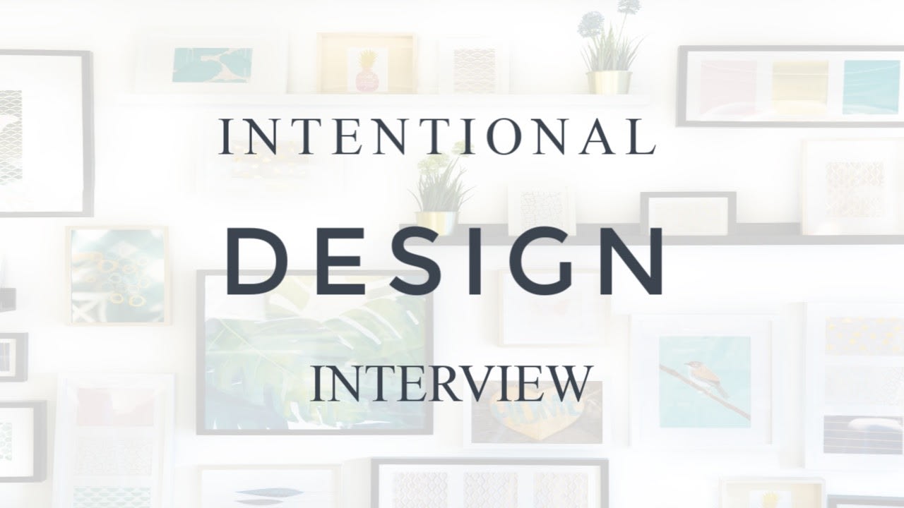 At Home - Intentional Design