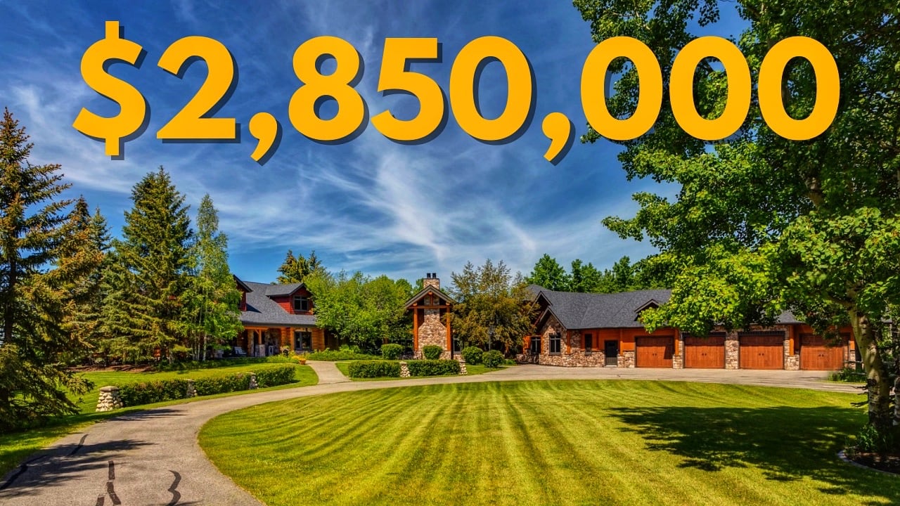 Touring a Luxury $2,850,000 Estate Home on 4.29 Acres in Calgary's Bearspaw