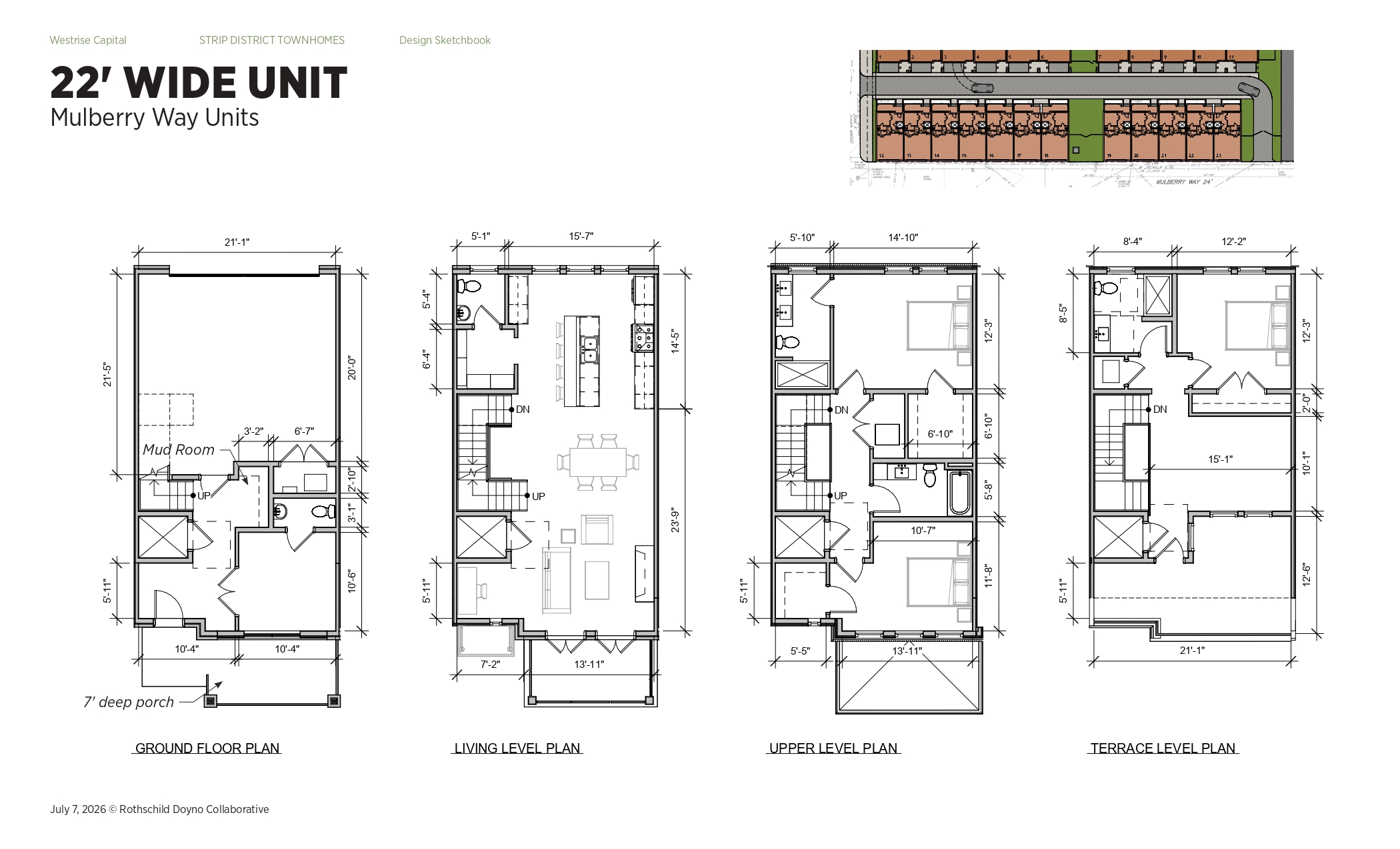Courtyard Collection floor plans