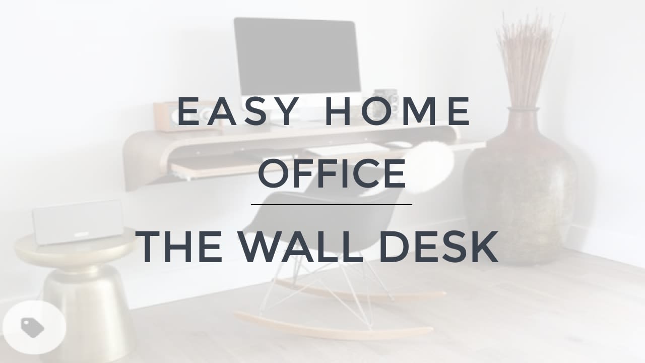 Cozy and Quick Home Office - The Wall Desk