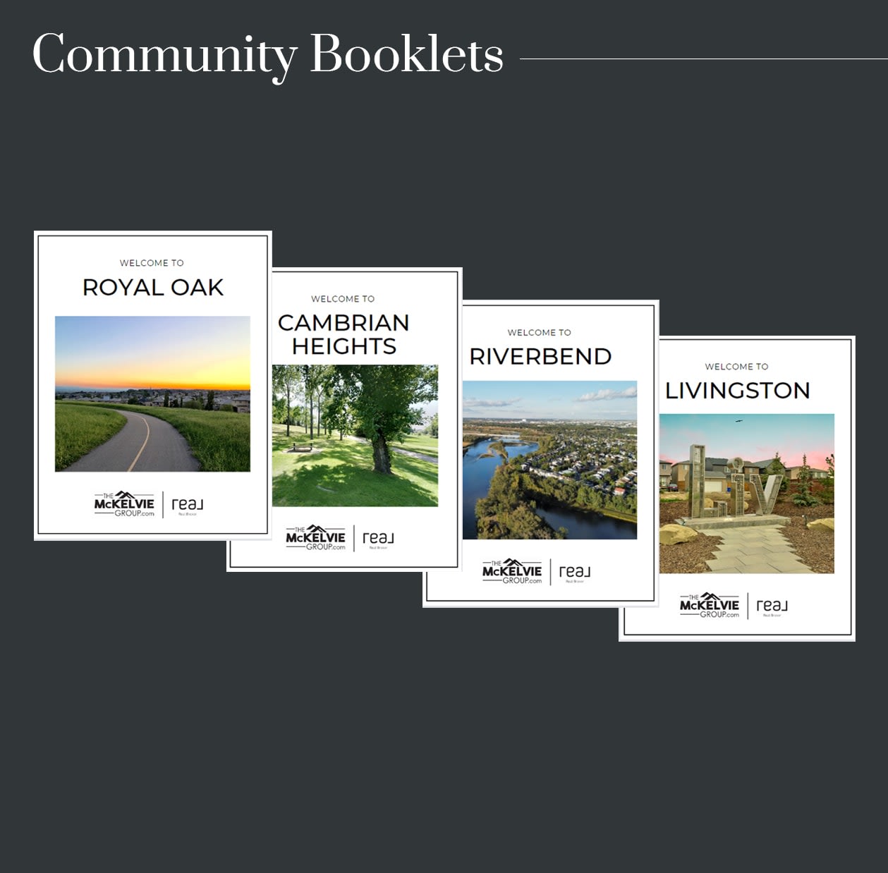 digital media for real estate community booklets