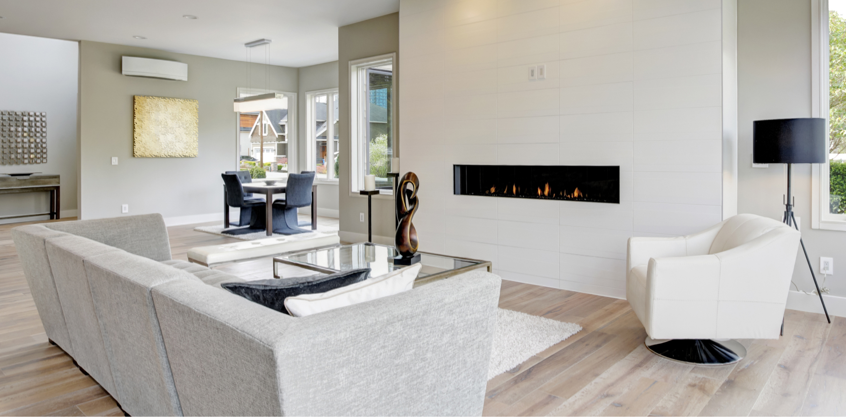 Open Living Room Plan