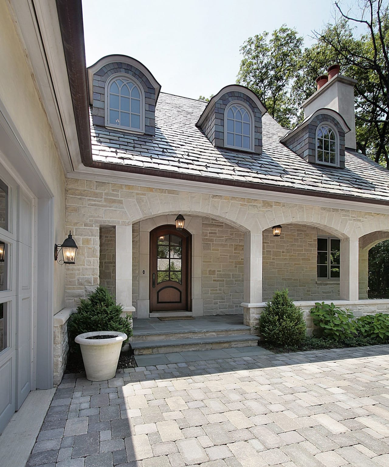 front porch of a luxury home for sale in Columbus, GA