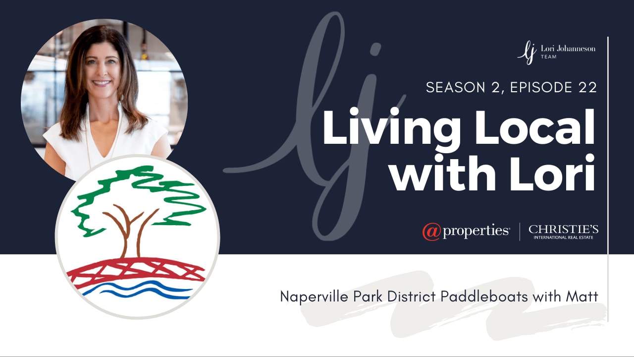 Living Local with Lori Johanneson (on Location) | Naperville Park District Paddleboats with Matt