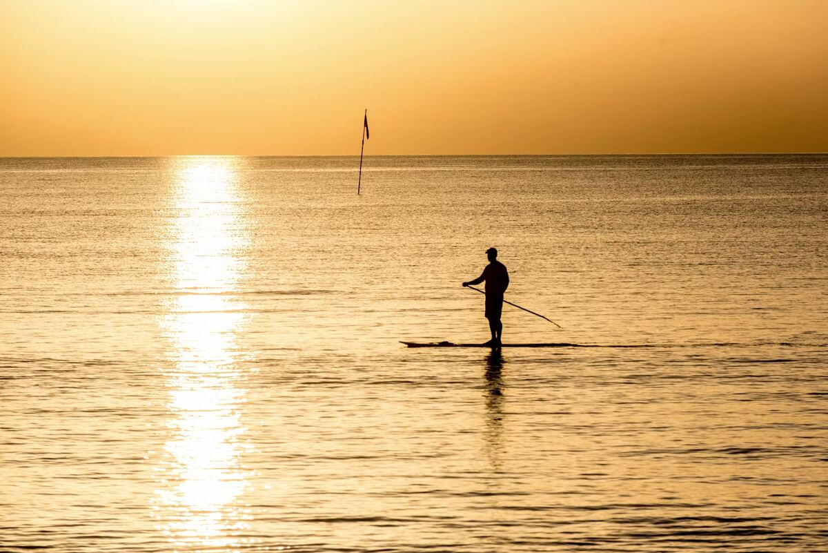 Paddleboarding on the Indian River Lagoon in Vero Beach