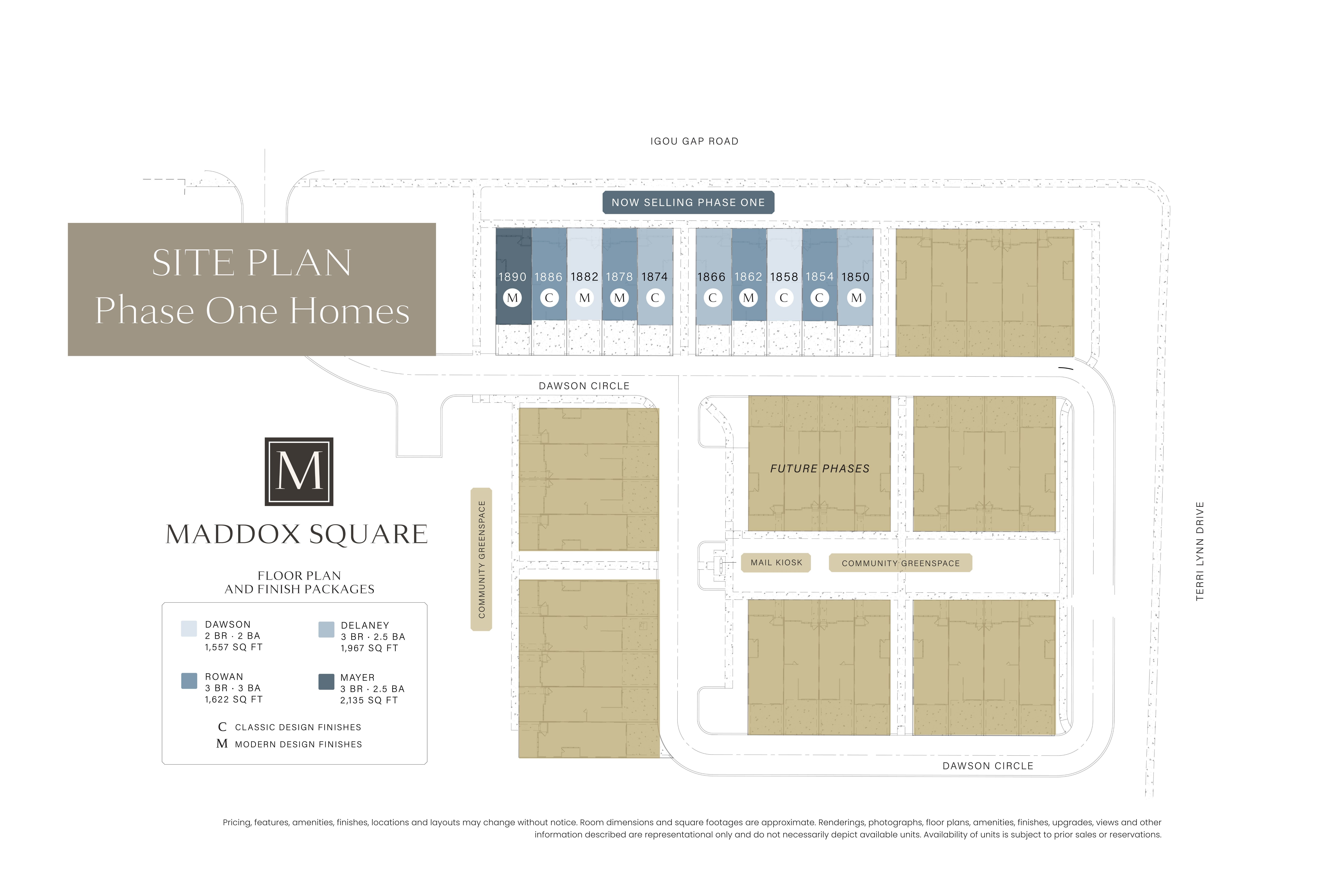 Maddox Square Site Plan