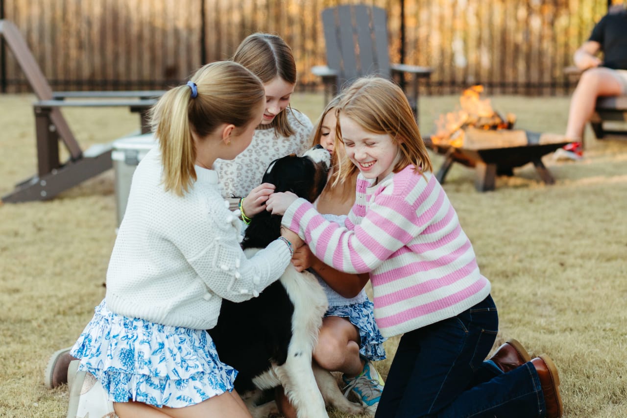 Children Playing In Glenview Park