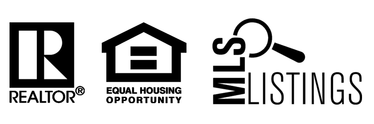 REALTOR, Equal Housing Opportunity, and MLS Listings Logos