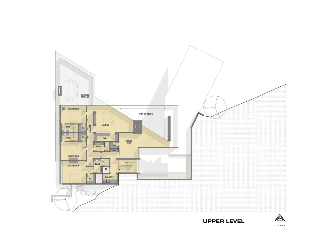 Garnet in Crown Canyon upper level floorplan