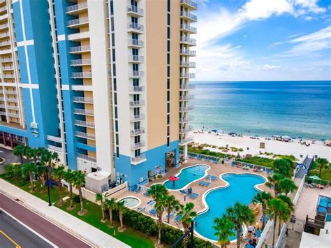 Majestic Beach Resort condominium towers in Panama City Beach Florida