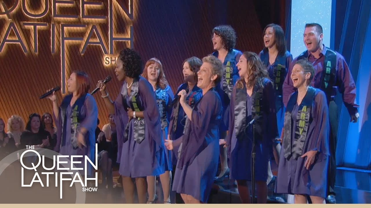 Military Spouse Choir Performs on The Queen Latifah Show