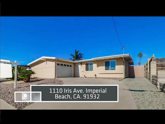 1110 Iris Ave - Coming Soon in Imperial Beach!