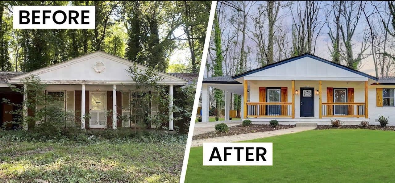 Marietta Major Home Renovation and House Flip outside Atlanta