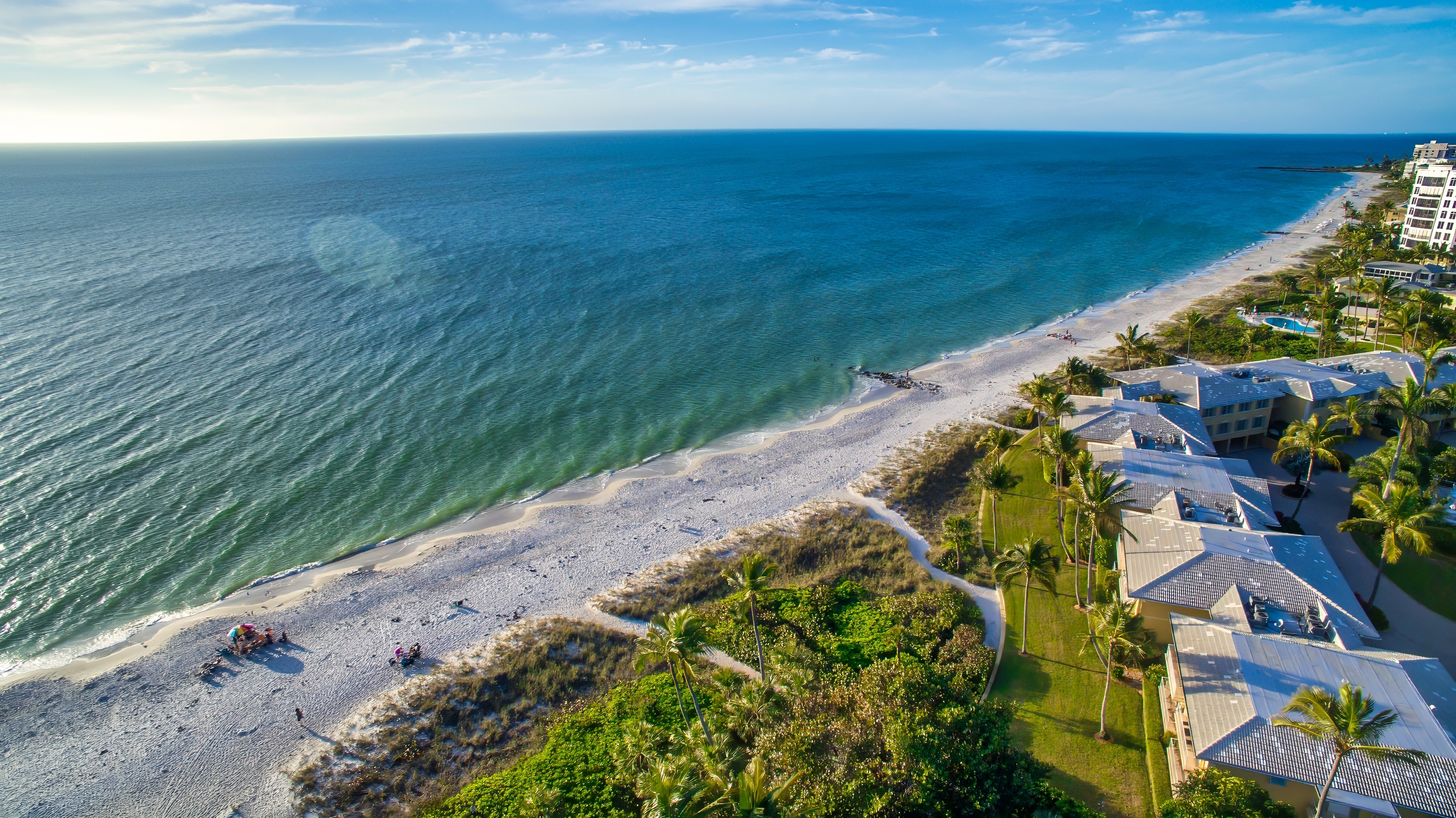 Beach and waterfront neighborhoods near Olde Naples