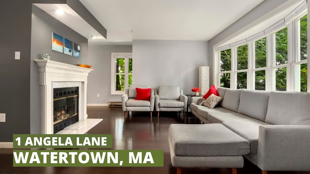 Video TOUR of CONDOMINIUM in Watertown/Boston suburb - 1 Angela Lane, Watertown, MA