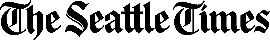 The Seattle Times logo in Gothic-style font.