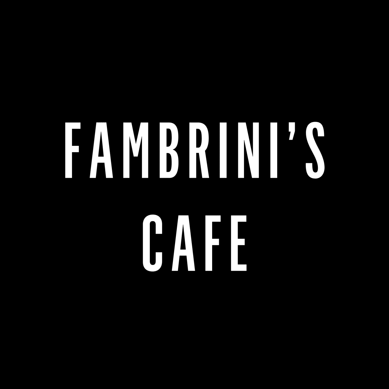 Black Box with name of Fambrini's Cafe, a Palo Alto sushi restaurant on Susan Sims Broker Associate's website