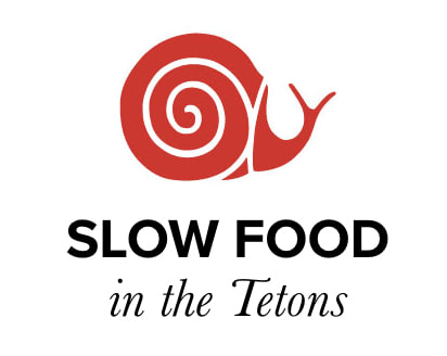 Slow Food in the Tetons Red Snail Logo