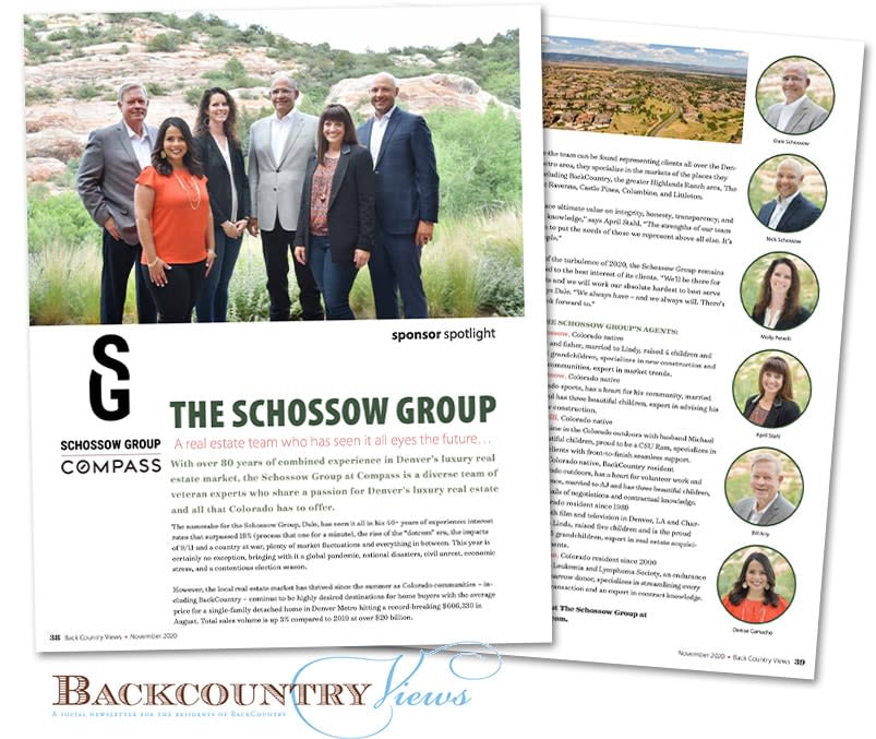 Highlands Ranch BackCountry - Schossow Group real estate