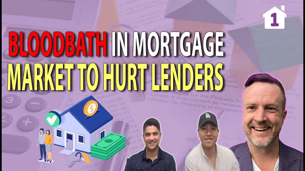 Bloodbath in Mortgage Market to Hurt Lenders, Real Estate Agent and Traditional Home Buyers The Most