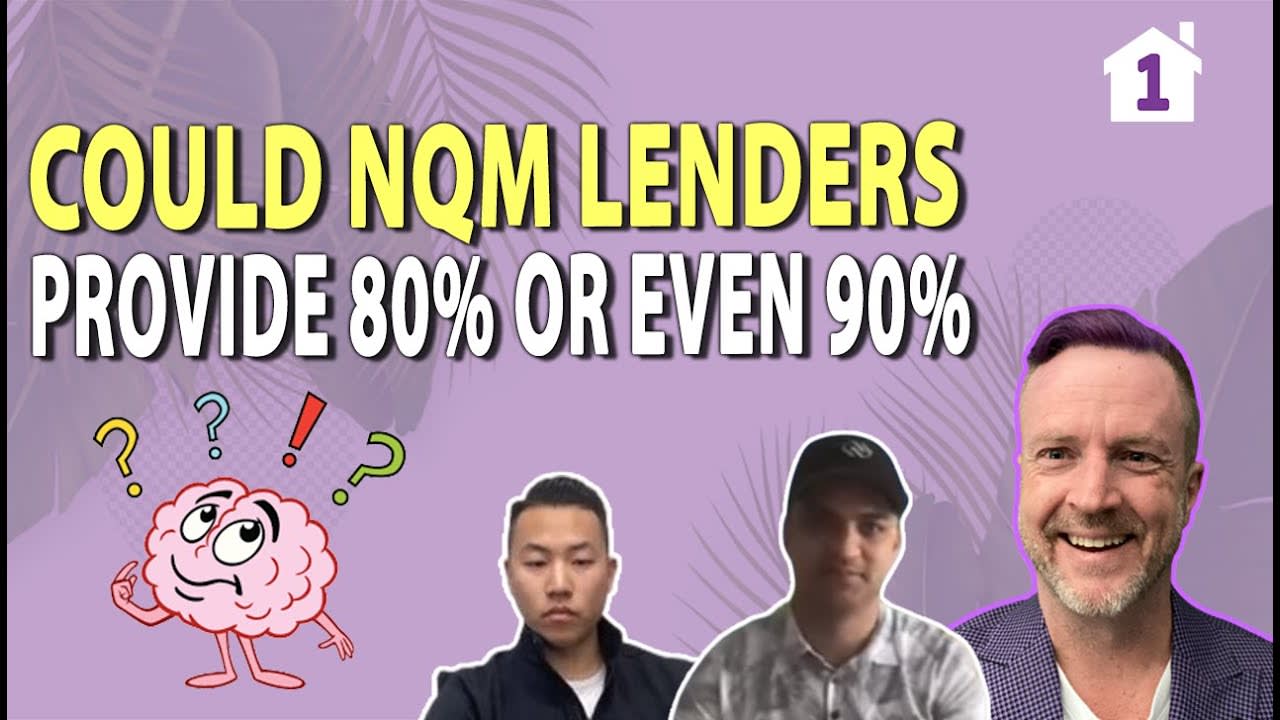 Could NQM Lenders Provide 80% or Even 90% Combined Loan to Value to Help Investors Spread Capital