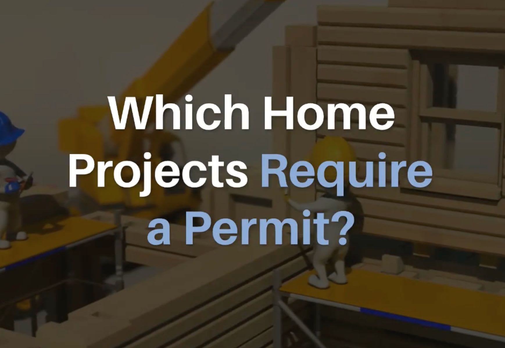 Which home projects require a permit?